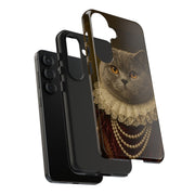 The two layers of the tough case: printed polycarbonate shell over a flexible inner liner