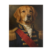 A dog in the Admiral portrait style as a 520-piece vertical jigsaw puzzle
